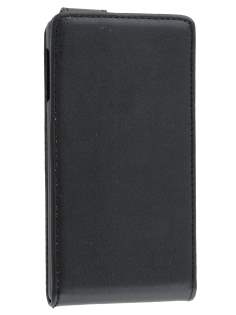 Synthetic Leather Flip Case for Nokia Lumia 720 - Classic Black