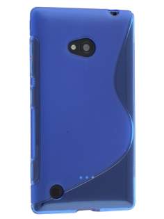 Wave Case for Nokia Lumia 720 - Frosted Blue/Blue Soft Cover
