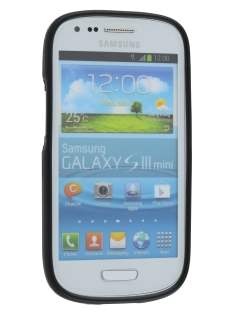 Frosted TPU Case for Samsung I8190 Galaxy S3 mini - Classic Black