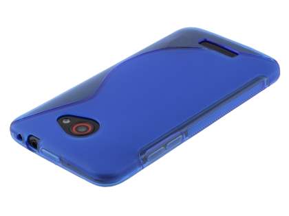 HTC Butterfly Wave Case - Frosted Blue/Blue
