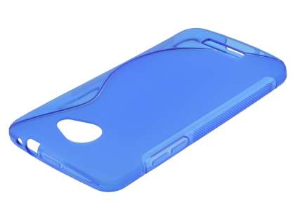 HTC Butterfly Wave Case - Frosted Blue/Blue