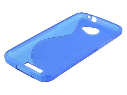 HTC Butterfly Wave Case - Frosted Blue/Blue