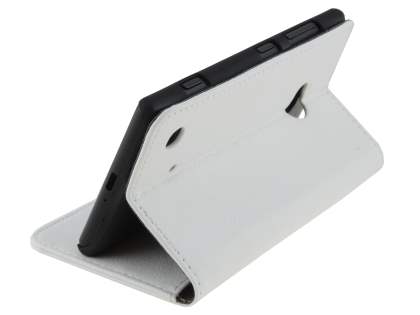 Synthetic Leather Wallet Case with Stand for Nokia Lumia 720 - Pearl White