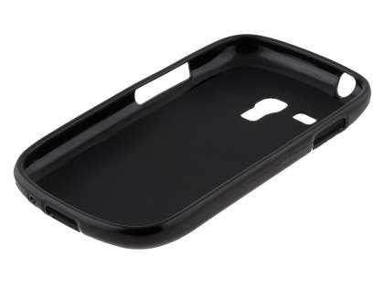 Frosted TPU Case for Samsung I8190 Galaxy S3 mini - Classic Black