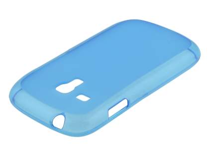 Frosted TPU Case for Samsung I8190 Galaxy S3 mini - Sky Blue