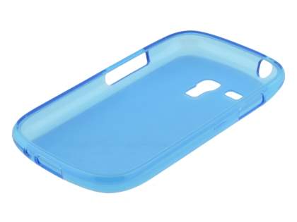Frosted TPU Case for Samsung I8190 Galaxy S3 mini - Sky Blue