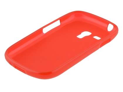 Frosted TPU Case for Samsung I8190 Galaxy S3 mini - Frosted Red