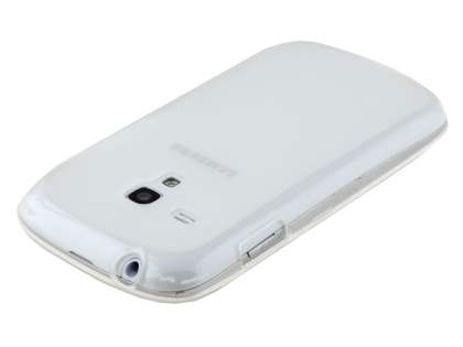 Frosted TPU Case for Samsung I8190 Galaxy S3 mini - Frosted Clear