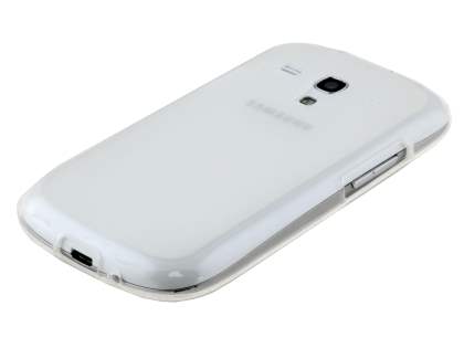 Frosted TPU Case for Samsung I8190 Galaxy S3 mini - Frosted Clear