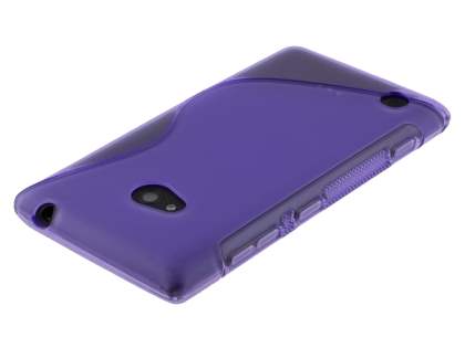 Wave Case for Nokia Lumia 720 - Frosted Purple/Purple