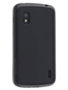 Frosted TPU Case for LG Google Nexus 4 E960 - Classic Black