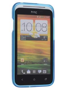 HTC Desire VC Frosted TPU Gel Case - Frosted Blue