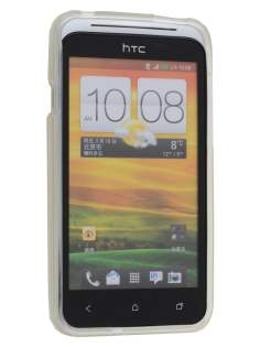 HTC Desire VC Frosted TPU Gel Case - Frosted White