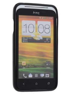 HTC Desire VC Frosted TPU Gel Case - Classic Black