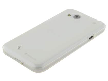 HTC Desire VC Frosted TPU Gel Case - Frosted White