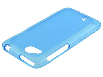 HTC Desire VC Frosted TPU Gel Case - Frosted Blue