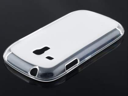 Frosted TPU Case for Samsung I8190 Galaxy S3 mini - Frosted Clear