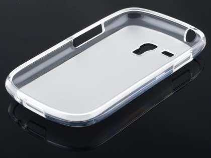 Frosted TPU Case for Samsung I8190 Galaxy S3 mini - Frosted Clear