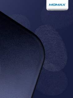 MOMAX Ultra-Thin Metallic Case for Samsung I9500 Galaxy S4 - Metallic Dark Blue