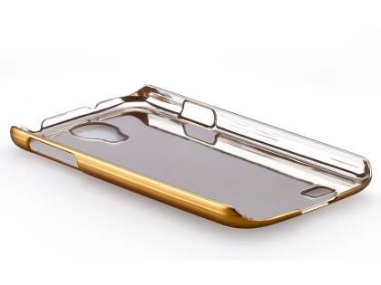MOMAX Ultra-Thin Metallic Case for Samsung I9500 Galaxy S4 - Metallic Gold