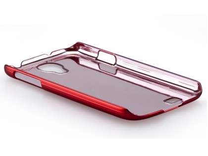 MOMAX Ultra-Thin Metallic Case for Samsung I9500 Galaxy S4 - Metallic Red