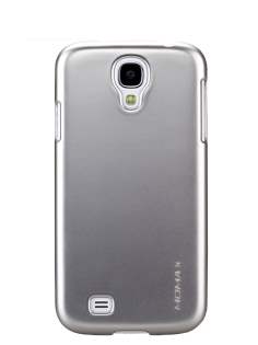 MOMAX Ultra-Thin Metallic Case for Samsung I9500 Galaxy S4 - Metallic Silver Hard Case