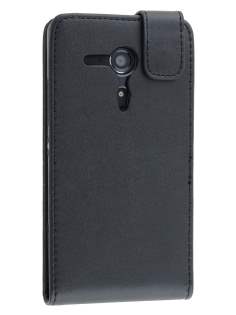 Sony Xperia SP M35 Synthetic Leather Flip Case - Classic Black Sony Xperia SP M35 Synthetic Leather Flip Case - Classic Black