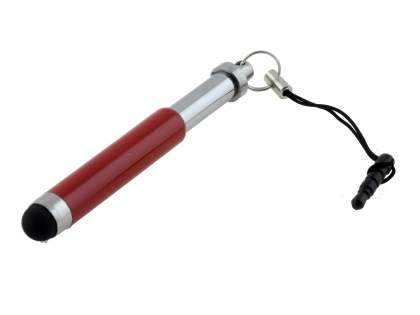Universal Finger-Touch Aluminium Stylus - Red Capacitive Stylus