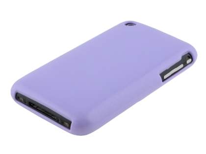 Frosted Colour TPU Gel Case for iPhone 3GS/3G - Light Purple