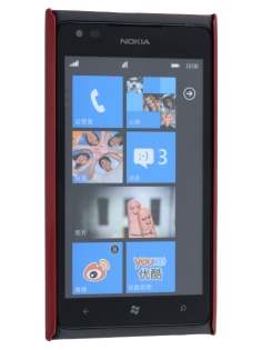 Vollter Ultra Slim Rubberised Case for Nokia Lumia 900 - Red