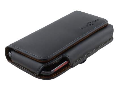 Extra-tough Genuine Leather ShineColours belt pouch for HTC Butterfly