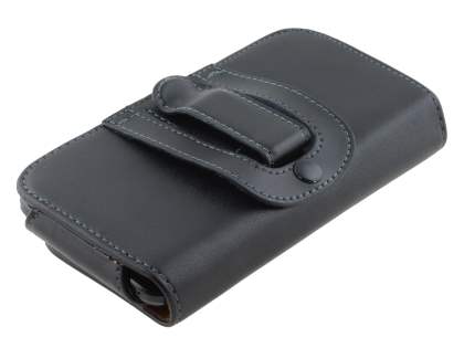 Extra-tough Genuine Leather ShineColours belt pouch for HTC Butterfly