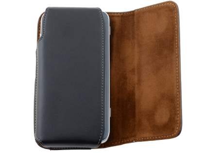 Extra-tough Genuine Leather ShineColours belt pouch for Samsung Ativ S I8750