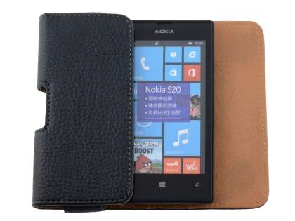 Textured Synthetic Leather Belt Pouch for Nokia Lumia 520