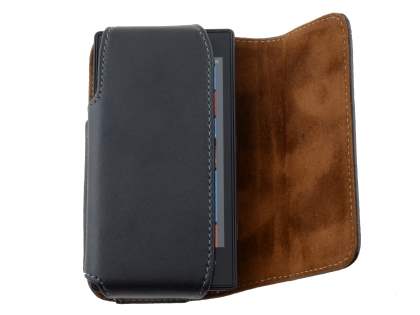 Extra-tough Genuine Leather ShineColours belt pouch for Nokia Lumia 520