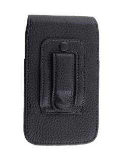 Textured Synthetic Leather Vertical Belt Pouch for Huawei Ascend Y300
