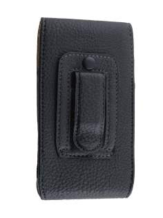 Textured Synthetic Leather Vertical Belt Pouch for Huawei Ascend Y300