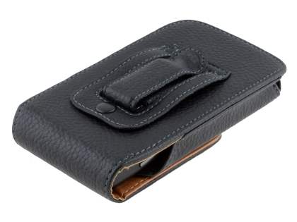 Textured Synthetic Leather Vertical Belt Pouch for Huawei Ascend Y300