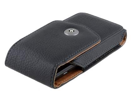 Textured Synthetic Leather Vertical Belt Pouch for Huawei Ascend Y300