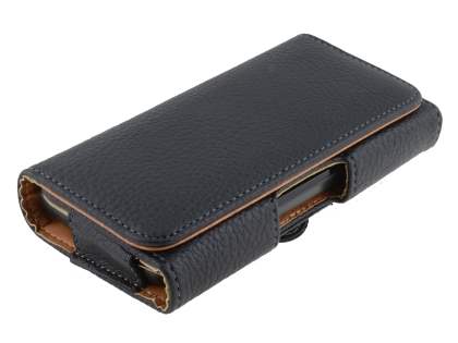 Textured Synthetic Leather Belt Pouch for Huawei Ascend Y300