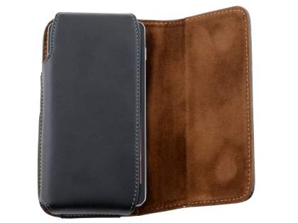 Extra-tough Genuine Leather ShineColours belt pouch for LG Optimus G E975