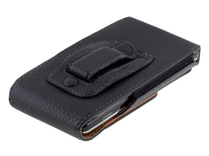 Textured Synthetic Leather Vertical Belt Pouch for LG Optimus G E975
