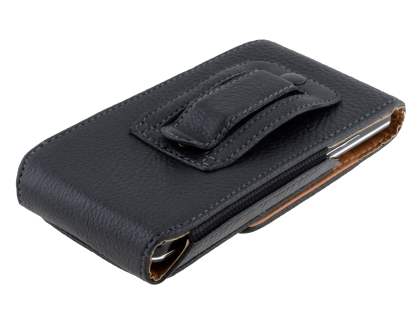 Textured Synthetic Leather Vertical Belt Pouch for LG Optimus G E975