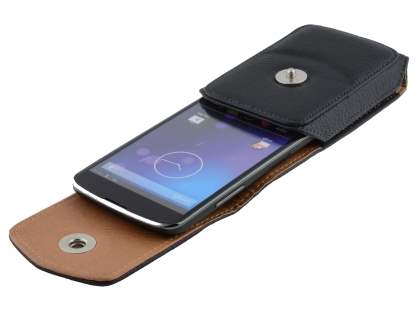 Textured Synthetic Leather Vertical Belt Pouch for LG Nexus 4 E960