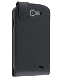 Synthetic Leather Flip Case for Samsung Galaxy Express i8730 - Classic Black Synthetic Leather Flip Case for Samsung Galaxy Express i8730 - Classic Black