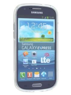 Wave Case for Samsung Galaxy Express i8730 - Frosted Clear/Clear
