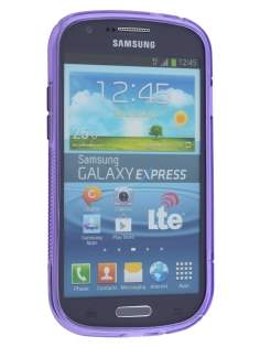 Wave Case for Samsung Galaxy Express i8730 - Frosted Purple/Purple
