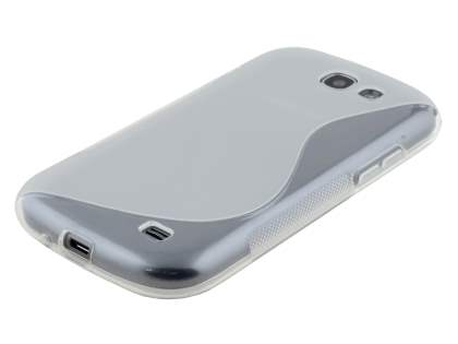 Wave Case for Samsung Galaxy Express i8730 - Frosted Clear/Clear