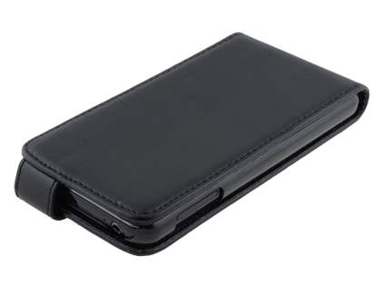 LG Optimus F5 P875 Synthetic Leather Flip Case - Classic Black