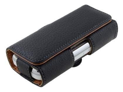 Textured Synthetic Leather Belt Pouch for Nokia N97 mini